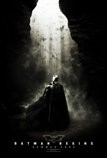 l affiche de batman begins