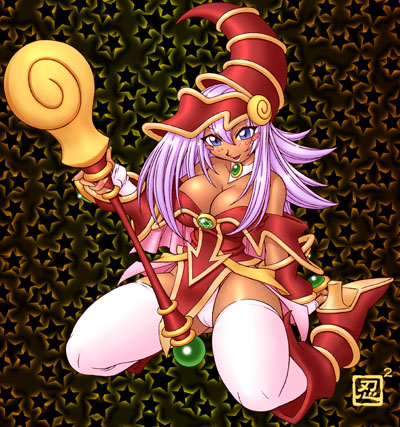 dark black magician girl